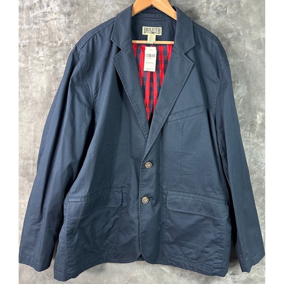 The Duluth Trading Company Blue Presentation Jacket sz 2XL (15711) NEW - Picture 8 of 9